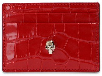 Card Case With Logo - Red