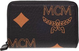 Monogrammed Zip Around X-Mini Wallet