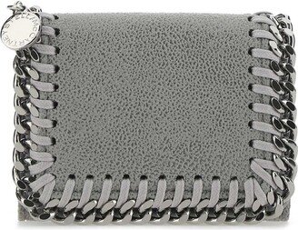 Falabella Tri-Fold Chain Embellished Wallet