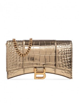 ‘Hourglass’ Wallet On Chain - Gold