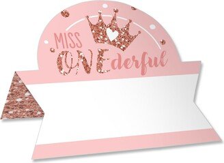 Big Dot Of Happiness 1st Birthday Little Miss Onederful Birthday Party Table Name Place Cards 24 Ct