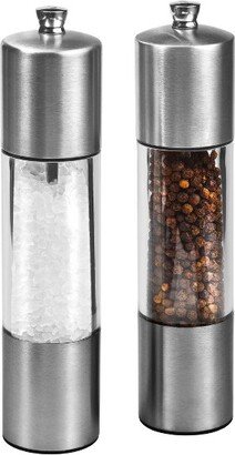 8 Stainless Steel Salt and Pepper Mill Set