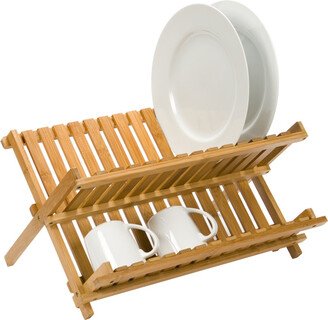 Folding Bamboo Dish Rack