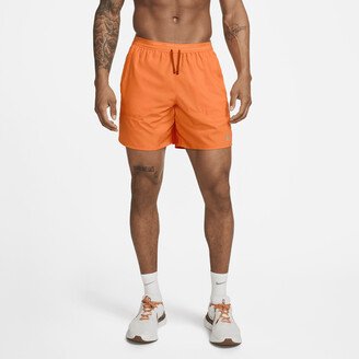 Men's Stride Dri-FIT 7 2-in-1 Running Shorts in Orange