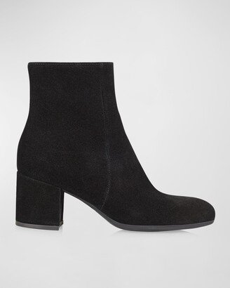 Joanie Suede Ankle Booties-AA