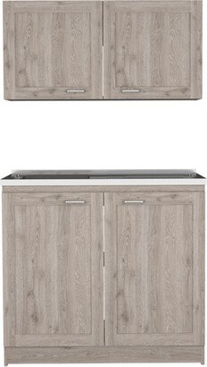 FM Furniture Perseus Cabinet Set, Two Parts Set-AB