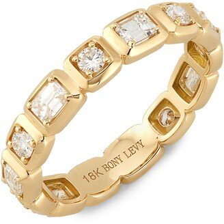 Maya Mixed Diamond Eternity Band