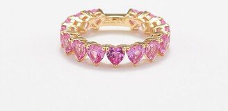 Heart Sapphire & 9kt Gold Ring
