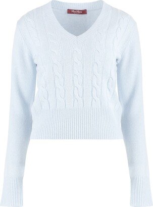 Cashmere V-neck Sweater-AU