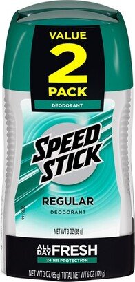 Speed Stick Aluminum Free Men's Deodorant - Regular - 3oz/2pk