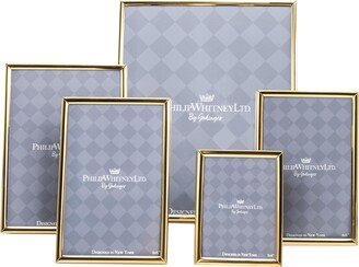5 Piece Gold Plated Photo Frame Set