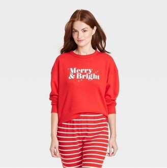 Women's Merry & Bright Matching Family weatshirt - Wondershop™ Red