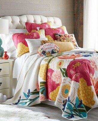 Grandiflora Quilt Set, Full/Queen