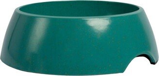 Jojo Modern Pets Eco-friendly Bamboo Dog Bowl - Teal Blue - 16oz Medium