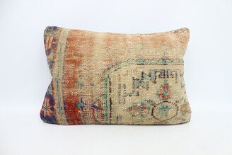 Kilim Pillow Cases, Personalized Pillow, Turkish Orange Cushion, Rug Bolster Throw 352