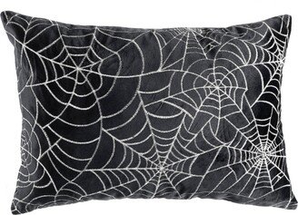 All Over Spiderweb Decorative Pillow, 13 x 18