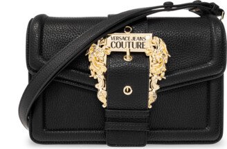 Shoulder Bag With Logo - Black-AN