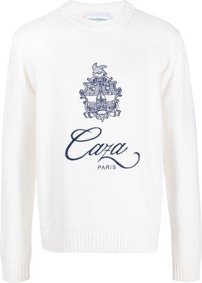 Embleme De Caza intarsia jumper