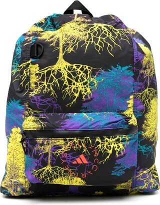 Graphic-Print Recycled-Polyester Backpack-AA