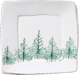 Melamine Lastra Holiday Square Platter 15''