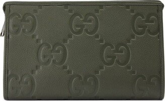 Jumbo GG leather pouch