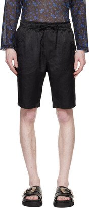 Black Cowboy Shorts