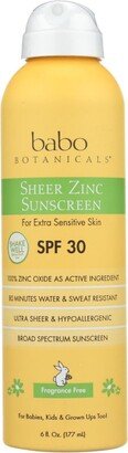 Sunscreen - Fragrance Free - 1 Each - 6 fl oz.