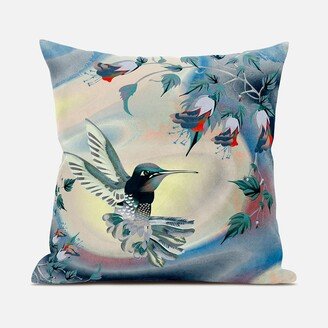 Amrita Sen Designs Amrita Sen Curious Humming Bird Indoor Outdoor Pillow Zip