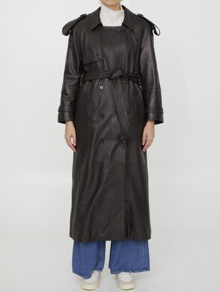 Leather Trench Coat-AK