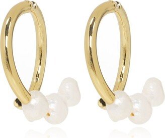 Leonie Pearl Detailed Earrings