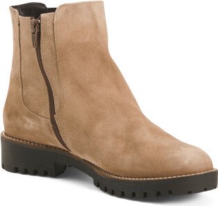 Suede Chelsea Booties for Women-AB