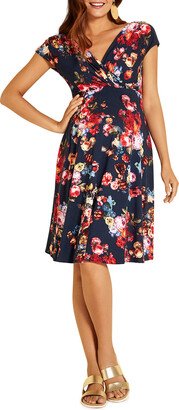 Maternity Alessandra Garden Floral Dress-AA