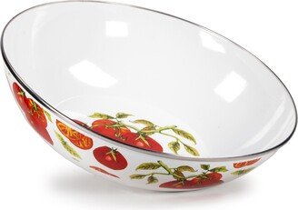 Tomatoes Enamelware Collection 5 Quart Serving Bowl