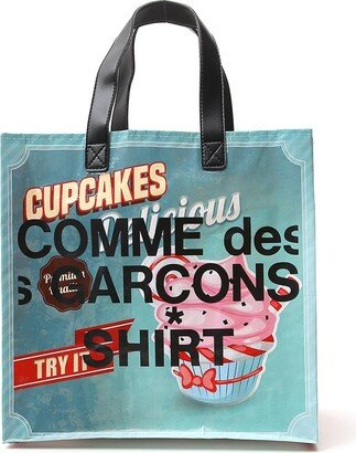 Graphic Printed Tote Bag-AB