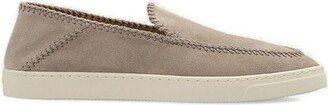 Slip-On Round Toe Sneakers-AB