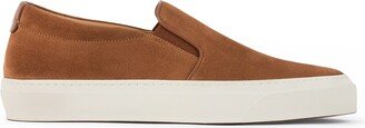 Men's Suede Slip-On Sneakers