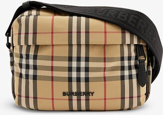 Archive Beige Paddy Check-print Shell Cross-body bag