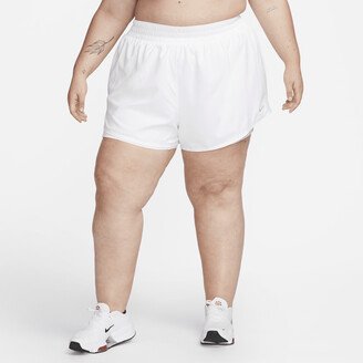 Women's Dri-FIT One High-Waisted 3 2-in-1 Shorts (Plus Size) in White