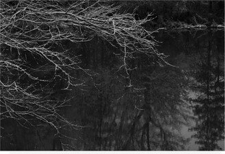 Kurt Shaffer Photographs Wintertime reflections Canvas Art - 15.5 x 21