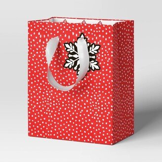 Petite Polka Dot Christmas Gift Bag Red/White - Wondershop™