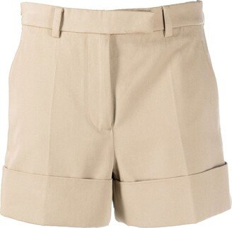 Grosgrain-Loop Tailored Shorts