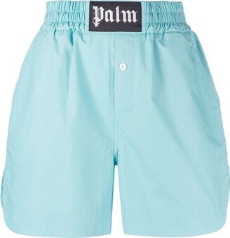 Logo-Patch Track Shorts