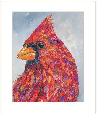 The Messenger by lisa Morales, Ready to hang Framed Print, White Frame, 14