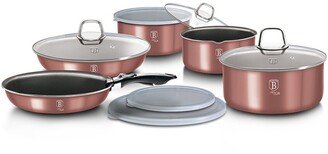 Berlinger Haus 12Pc Non-Stick Cookware Set With Detached Ergonomic Handle-AA