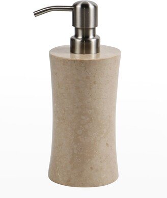 Marble Crafter Myrtus Polished Verona Beige Marble Soap Dispenser