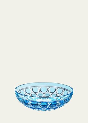 Saint Louis Crystal Royal Small Bowl, Sky Blue