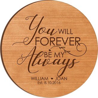 Lazy Susan | Turntable Stand Personalized Wedding Gift For Couple Wooden