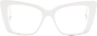 Balenciaga Eyewear Butterfly-Frame Clear Glasses