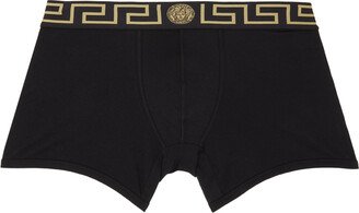 Black Greca Border Boxer Briefs