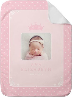 Baby Blankets: Princess Crown Baby Blanket